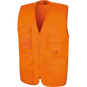 Result - Safari Waistcoat - Werkjas - Groen - Slijtvast - 12-Pocket
