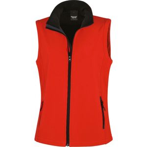 Result - RT232F - Bodywarmer - Rood/Zwart - Waterafstotend, Luchtdoorlatend, Winddicht, 100% Polyester