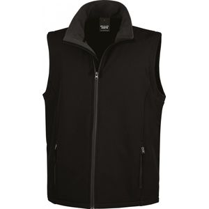 Result Printable Soft Shell Bodywarmer RT232 - Black/Black - XXL