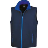 Result - Printable Soft Shell - Bodywarmer - Zwart - Ademend en Winddicht
