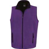 Result Printable Soft Shell Bodywarmer RT232 - Purple/Black - 4XL