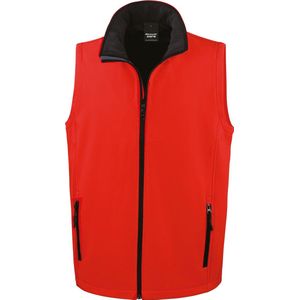 Result Printable Soft Shell Bodywarmer RT232 - Red/Black - M