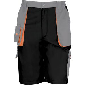 Result Lite Shorts RT319 - Black/Grey/Orange