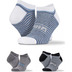 Spiro 3 pack Mixed Stripe Sneaker size L/XL