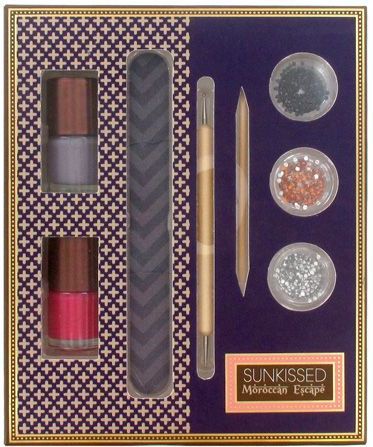 SUNkissed - Moroccan Escape - Nagel Artisan - 2 x Nagellak 8ML - 3 x Siersteentjes