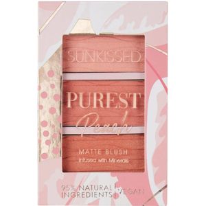 Purest Peach Matte Blush Palette - 3 x 2,4g