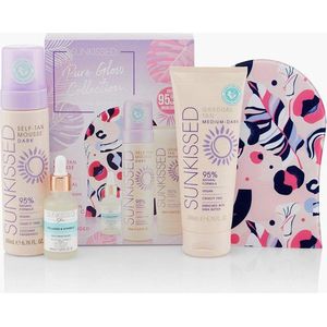 Sunkissed - Geschenkset - Zelfbruiners - 200 ml Mousse - 200 ml Gradual Tan - 50 ml Serum