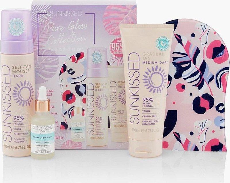 Sunkissed - Geschenkset - Zelfbruiners - 200 ml Mousse - 200 ml Gradual Tan - 50 ml Serum