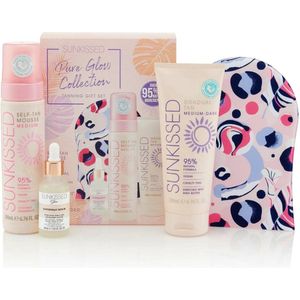 Sunkissed - Pure Glow Collection - Zelfbruiner Medium - Geschenkset - 4 Stuks