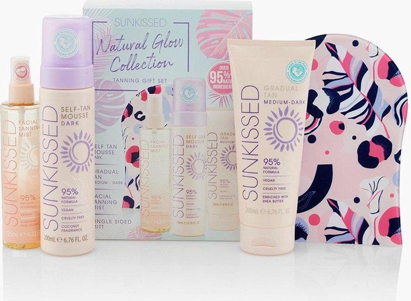 Sunkissed - Natural Glow Collection - Zelfbruiner Geschenkset - Dark
