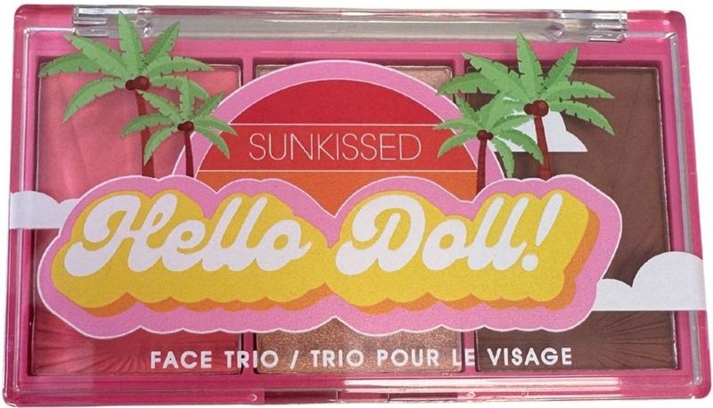 Sunkissed - Mini Contour Face Trio - 12,6 gram - Bronzer, Blush en Highlighter