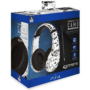 4GAMERS - Pro 4-70 Arctic Camouflage bedrade stereo gaming headset voor PS5 en PS4