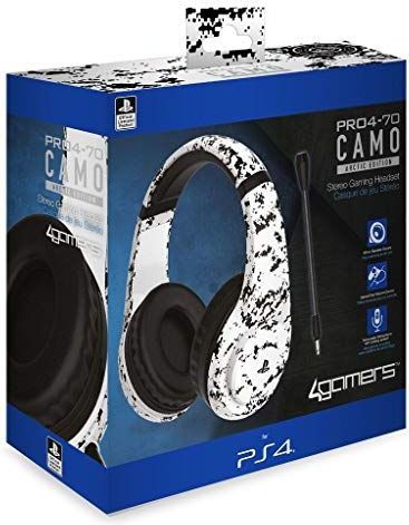 4Gamers - PRO4-70 - Stereo Gaming Headset - Arctic Camo Edition
