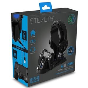 Game C6-100 Ultimate Gaming Station, Gaming headset, Zwart