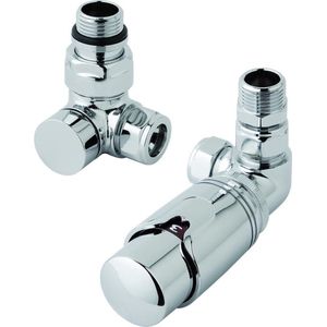 Eastbrook Biava thermostatische radiatorkraan chroom