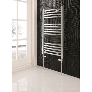 Eastbrook Wendover gebogen horizontale radiator 60x50cm Chroom 180 watt