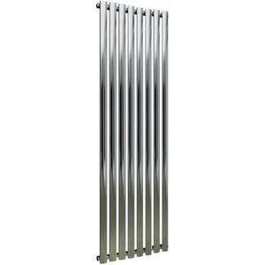 Design radiator verticaal staal chroom 180x63cm 902 watt - Eastbrook Tunstall