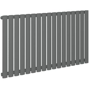 Eastbrook Tunstall Horizontale radiator 60x58,9cm Antraciet 541 watt