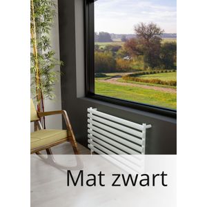 Eastbrook Tunstall handdoek verwarming 56x100cm Mat zwart 693 watt