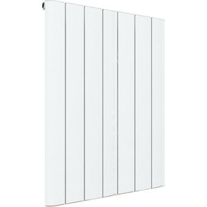 Design radiator horizontaal aluminium mat wit 60x66cm 777 watt -  Eastbrook Peretti
