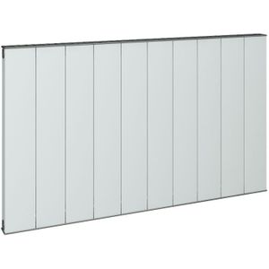 Eastbrook Vesima horizontale aluminium verwarming 60x50,3cm Mat wit 660 watt