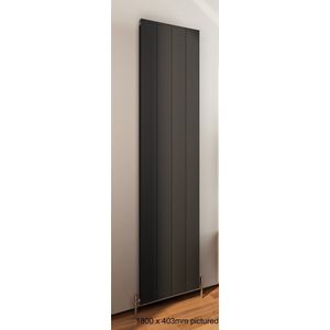 Eastbrook Vesima antraciet horizontale aluminium radiatoren