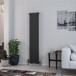 Eastbrook Rivassa 2 koloms verwarming 180x38,3cm Antraciet 1245 watt