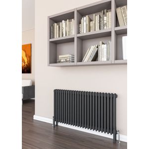 Eastbrook Rivassa 2 koloms verwarming 60x114,8cm Antraciet 1573 watt