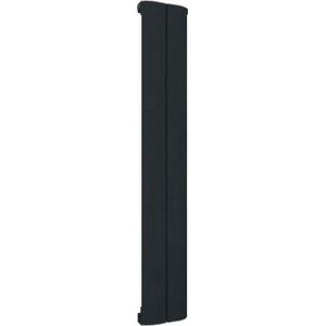Design radiator verticaal aluminium mat zwart 120x18.5cm 421 watt - Berlini