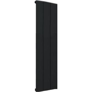 Design radiator verticaal aluminium mat zwart 60x28cm 316 watt -  Eastbrook Peretti