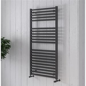 Eastbrook Velor handdoekradiator 60x120cm aluminium 838W antraciet