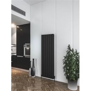 Eastbrook Guardia radiator 55x180cm aluminium 2736W zwart mat