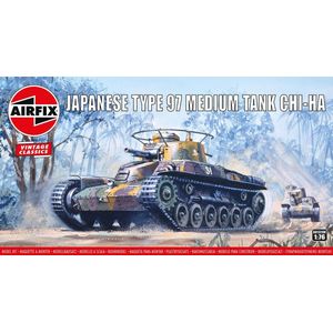 1:76 Airfix 01319V Type 97 Chi Ha Japanese Tank Plastic Modelbouwpakket