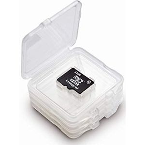 Integral Geheugen Geheugen Case voor 4 x Geheugenkaarten MicroSD Format INMSDQUADBOX