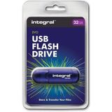 Integral - Evo - USB Stick - 32GB - USB 2.0 - Blauw