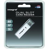 Integral SD/MicroSD card reader USB 2.0