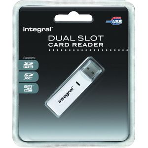 Integral SD/MicroSD card reader USB 2.0