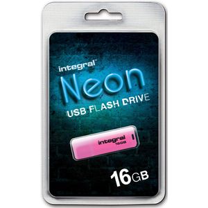 Integral INFD16GBNEONPK USB flash drive 16 GB USB Type-A 2.0 Roze