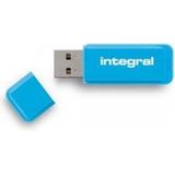 Integral INFD8GBNEONB USB flash drive 8 GB USB Type-A 2.0 Blauw