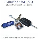 Integral INFD32GBCOU3.0 USB flash drive 32 GB USB Type-A 3.2 Gen 1 (3.1 Gen 1) Blauw, Zilver