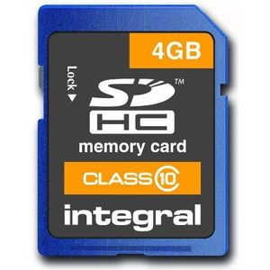 Integral 4GB SDHC CLASS 10 MEMORY CARD SD UHS-I