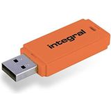 Integral INFD64GBNEONOR USB flash drive 64 GB USB Type-A 2.0 Oranje