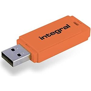Integral INFD64GBNEONOR USB flash drive 64 GB USB Type-A 2.0 Oranje