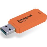 Integral INFD32GBNEONOR3.0 USB flash drive 32 GB USB Type-A 3.2 Gen 1 (3.1 Gen 1) Oranje