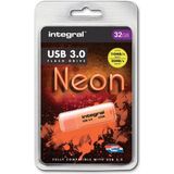 Integral INFD32GBNEONOR3.0 USB flash drive 32 GB USB Type-A 3.2 Gen 1 (3.1 Gen 1) Oranje