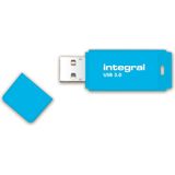 Usb-stick integral 64gb 3.0 neon blauw | Blister a 1 stuk
