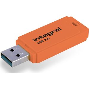 Integral INFD64GBNEONOR3.0 USB flash drive 64 GB USB Type-A 3.2 Gen 1 (3.1 Gen 1) Oranje