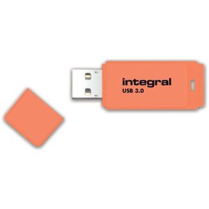 Usb-stick integral 64gb 3.0 neon oranje | Blister a 1 stuk