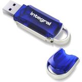 Integral Memory Courier INFD128GBCOU 128GB USB-stick koningsblauw, zilver, blauw