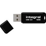 Integral Memory INFD16GBNOIR3.0 16GB geheugenkaart zwart